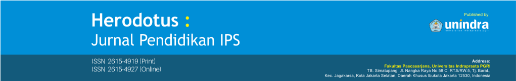 Herodotus: Jurnal Pendidikan IPS