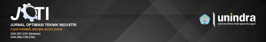Jurnal Optimasi Teknik Industri (JOTI)