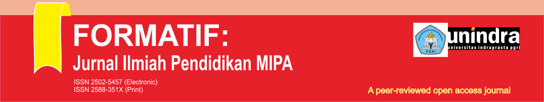 Formatif : Jurnal Ilmiah Pendidikan MIPA